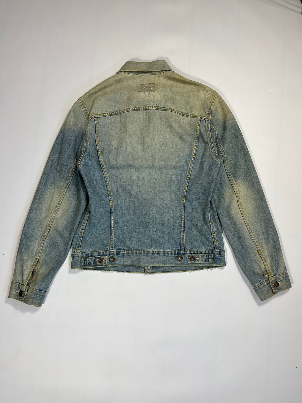 levis washed out light blue/sand trucker jacket 2004 XL